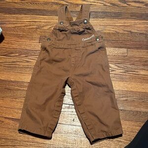Carhartt Girls Overalls in Chestnut Brown